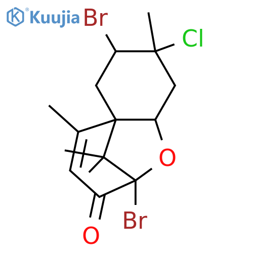 4,10-Dibromo-3-chloro-1,10-epoxy-7-chamigren-9-ol; (1S,3S,4S,6R,9S,10S)-form, 9-Ketone structure