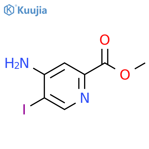 methyl 4-amino-5-iodo-pyridine-2-carboxylate structure