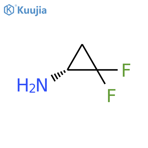 Cyclopropanamine, 2,2-difluoro-, (1R)- structure