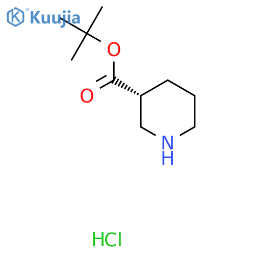tert-Butyl (3R)-piperidine-3-carboxylate hydrochloride structure
