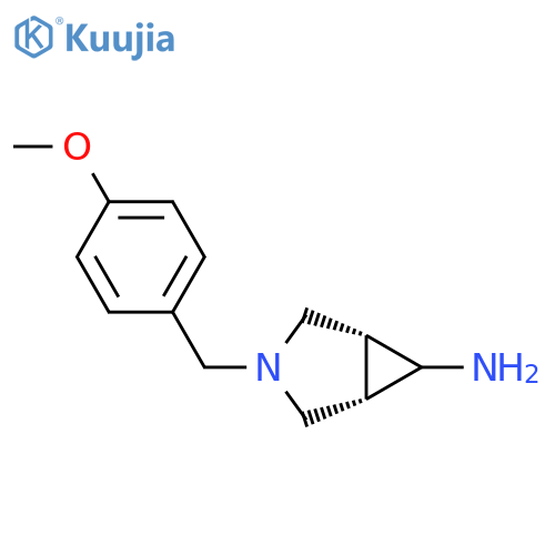 (1R,5S)-3-[(4-methoxyphenyl)methyl]-3-azabicyclo[3.1.0]hexan-6-amine structure