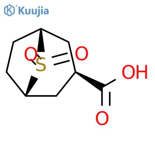 Rac-(1R,3R,5S)-8,8-dioxo-8lambda6-thiabicyclo[3.2.1]octane-3-carboxylic acid structure
