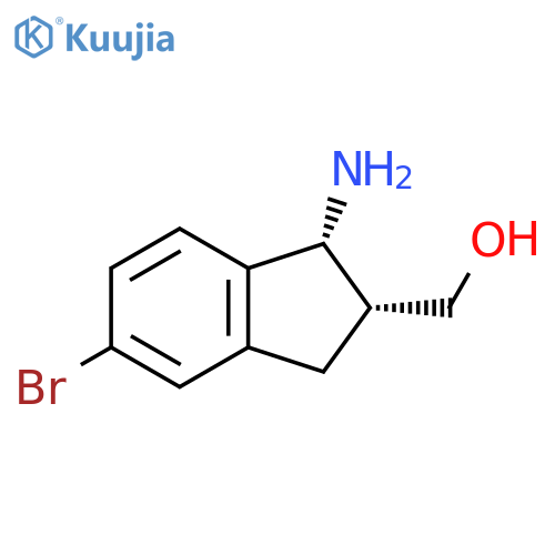 1H-Indene-2-methanol, 1-amino-5-bromo-2,3-dihydro-, (1R,2R)- structure