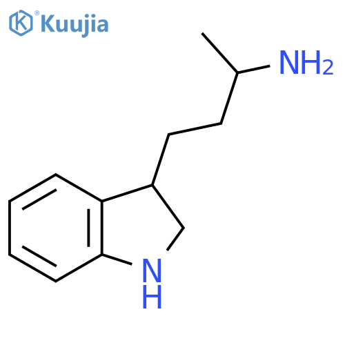 4-(2,3-Dihydro-1H-indol-3-yl)butan-2-amine structure