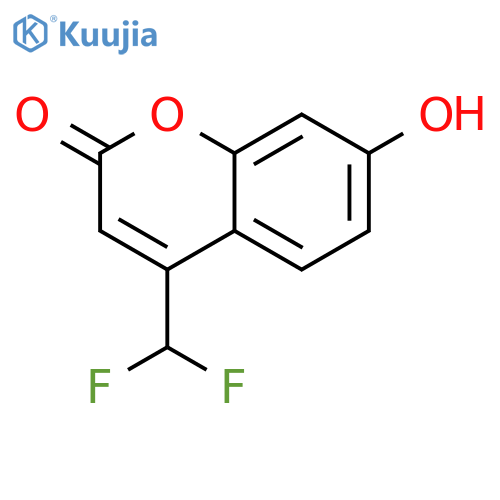 4-(difluoromethyl)-7-hydroxy-2H-chromen-2-one structure