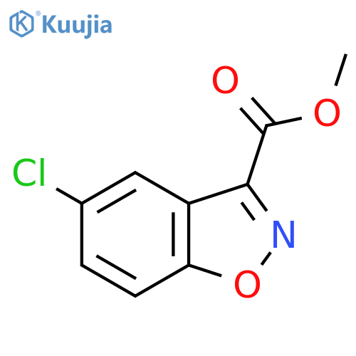 methyl 5-chloro-1,2-benzoxazole-3-carboxylate structure