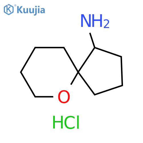 6-oxaspiro4.5decan-1-amine hydrochloride structure
