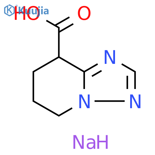sodium 5H,6H,7H,8H-[1,2,4]triazolo[1,5-a]pyridine-8-carboxylate structure