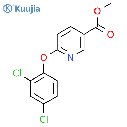 Methyl 6-(2,4-dichlorophenoxy)pyridine-3-carboxylate structure