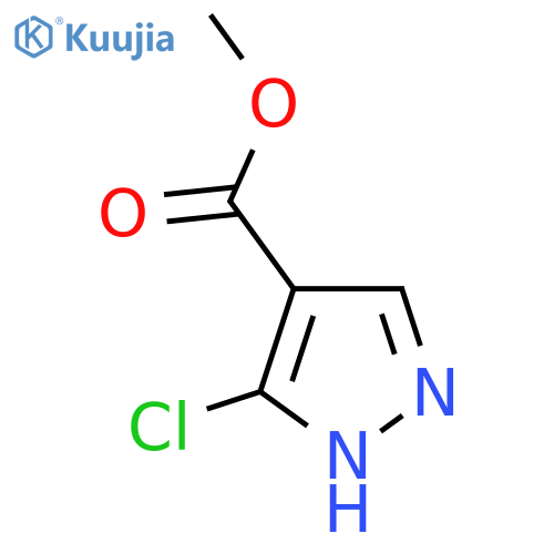 Methyl 3-chloro-1H-pyrazole-4-carboxylate structure