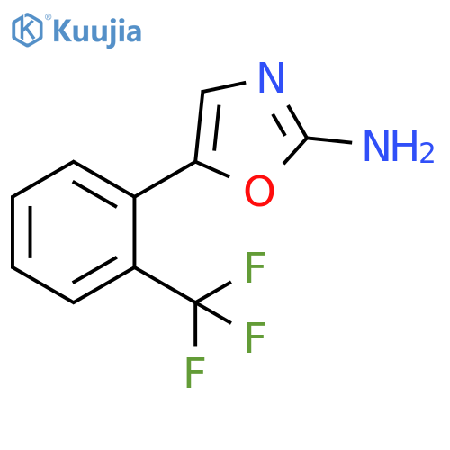 5-2-(trifluoromethyl)phenyl-1,3-oxazol-2-amine structure
