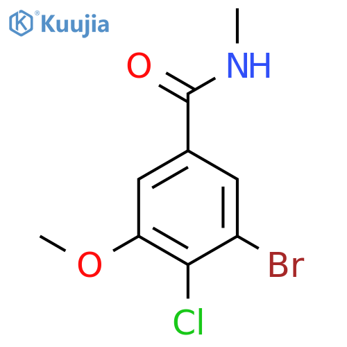 3-Bromo-4-chloro-5-methoxy-N-methylbenzamide structure
