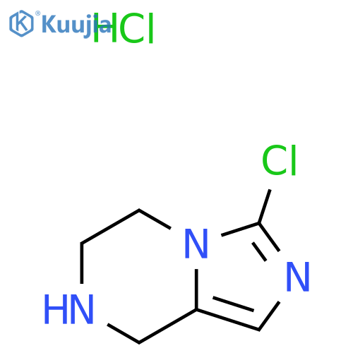 3-Chloro-5,6,7,8-tetrahydroimidazo[1,5-a]pyrazine hydrochloride structure