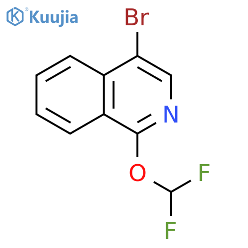 4-Bromo-1-(difluoromethoxy)isoquinoline structure