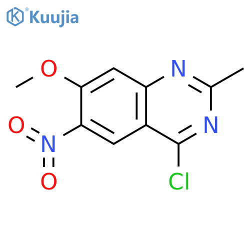 4-Chloro-7-methoxy-2-methyl-6-nitroquinazoline structure