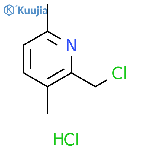 2-(Chloromethyl)-3,6-dimethylpyridine hydrochloride structure