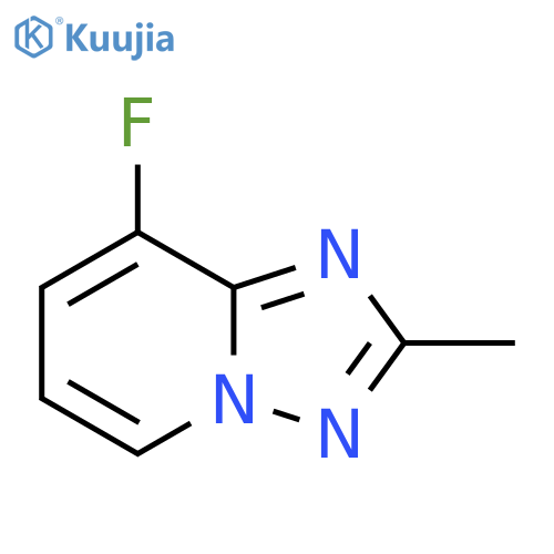 8-Fluoro-2-methyl[1,2,4]triazolo[1,5-a]pyridine structure