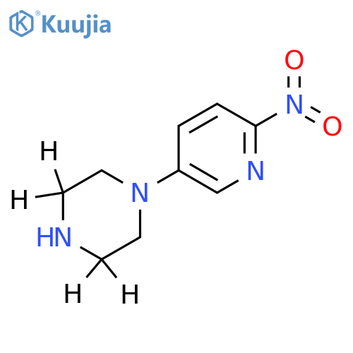 4-(6-Nitro-3-pyridinyl)-piperazine-2,2,6,6-d4 structure
