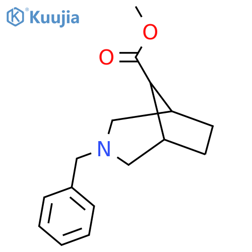 Methyl 3-benzyl-3-azabicyclo[3.2.1]octane-8-carboxylate structure