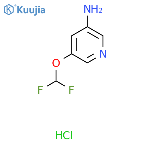 5-(Difluoromethoxy)pyridin-3-amine hydrochloride structure