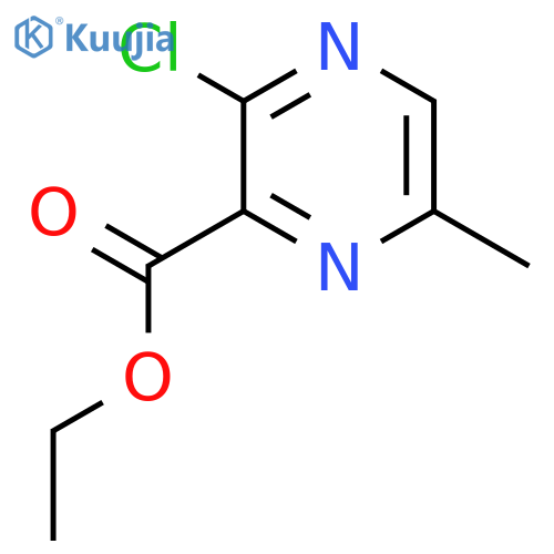 Ethyl 3-chloro-6-methylpyrazine-2-carboxylate structure