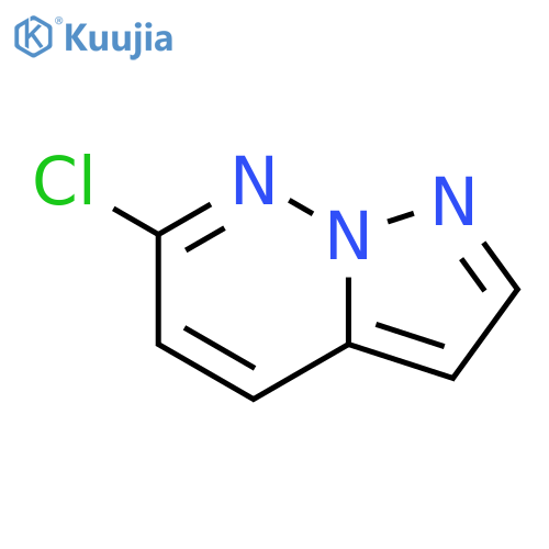 6-chloropyrazolo[1,5-b]pyridazine structure