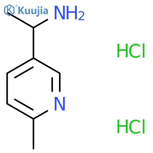 1-(6-Methylpyridin-3-yl)ethanamine dihydrochloride structure