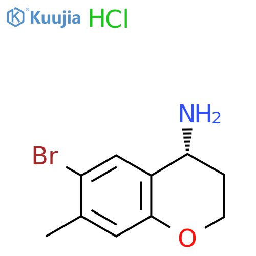 (4R)-6-BROMO-7-METHYLCHROMANE-4-YLAMINE-HCL structure