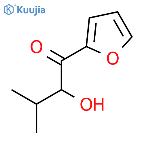 1-Butanone, 1-(2-furanyl)-2-hydroxy-3-methyl- structure