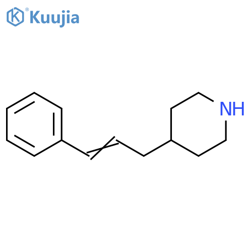 4-(3-phenylprop-2-en-1-yl)piperidine structure