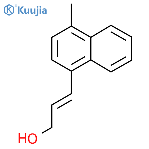 3-(4-methylnaphthalen-1-yl)prop-2-en-1-ol structure