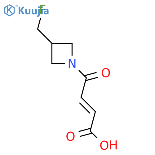 (E)-4-(3-(fluoromethyl)azetidin-1-yl)-4-oxobut-2-enoic acid structure