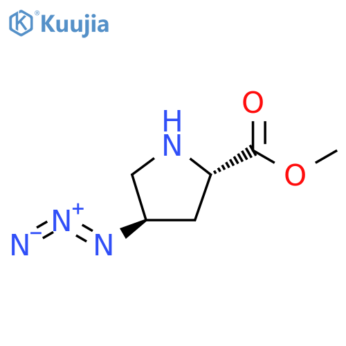 methyl (2S,4R)-4-azidopyrrolidine-2-carboxylate structure