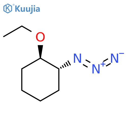 rac-(1R,2R)-1-azido-2-ethoxycyclohexane structure
