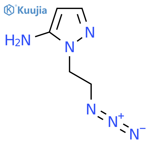 1-(2-Azidoethyl)-1H-pyrazol-5-amine structure