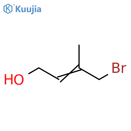 4-\u200bBromo-\u200b3-\u200bmethyl-2-buten-1-ol structure