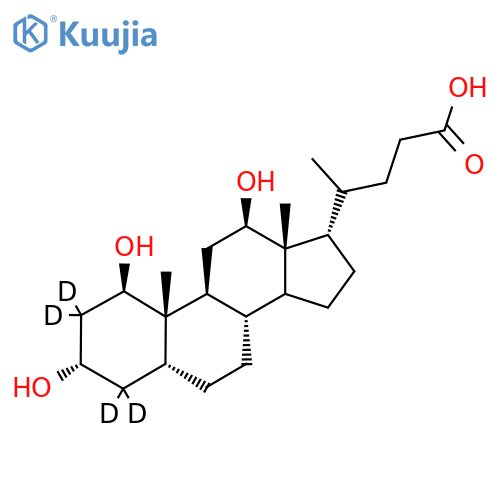 1β-Hydroxydeoxycholic Acid-d4 (major) structure