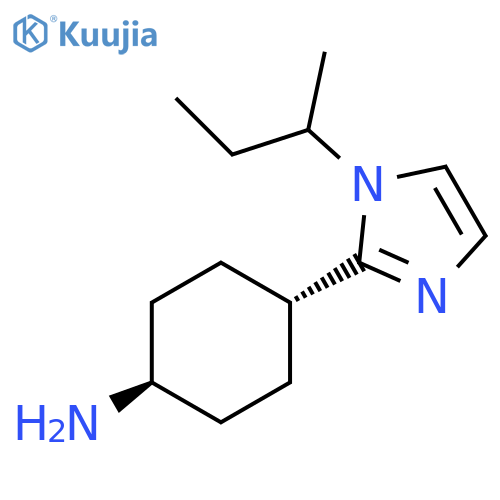 4-(1-Butan-2-ylimidazol-2-yl)cyclohexan-1-amine structure