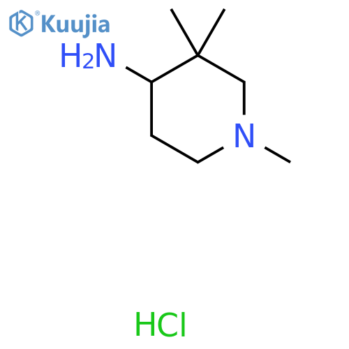 1,3,3-Trimethylpiperidin-4-amine hcl structure