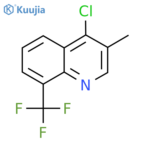 4-Chloro-3-methyl-8-(trifluoromethyl)quinoline structure