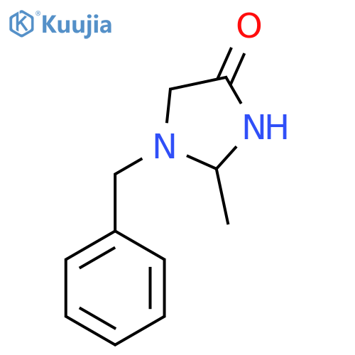 1-Benzyl-2-methylimidazolidin-4-one structure