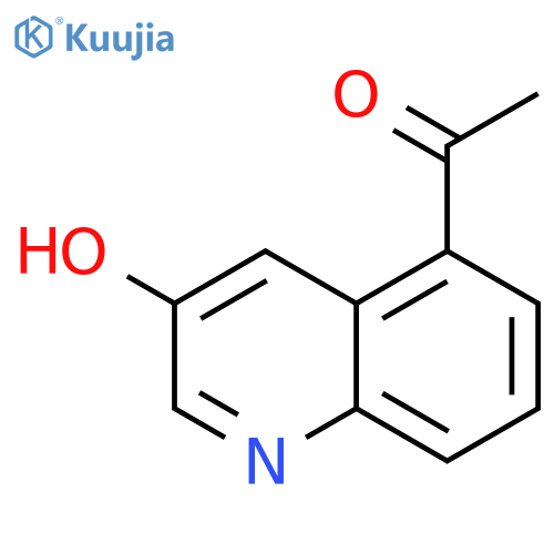 1-(3-hydroxy-5-quinolyl)ethanone structure