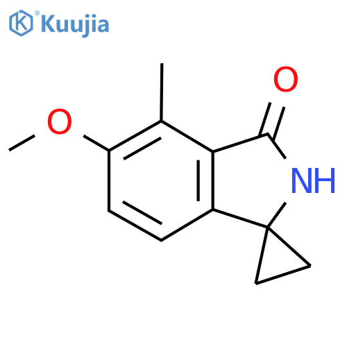 5'-Methoxy-4'-methylspiro[cyclopropane-1,1'-isoindolin]-3'-one structure