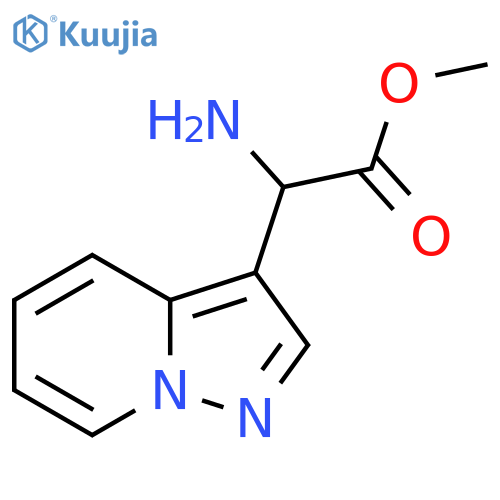 methyl 2-amino-2-{pyrazolo1,5-apyridin-3-yl}acetate structure
