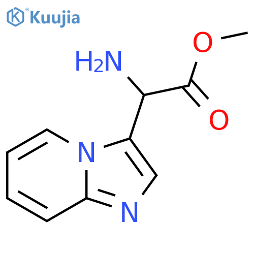 methyl 2-amino-2-{imidazo1,2-apyridin-3-yl}acetate structure
