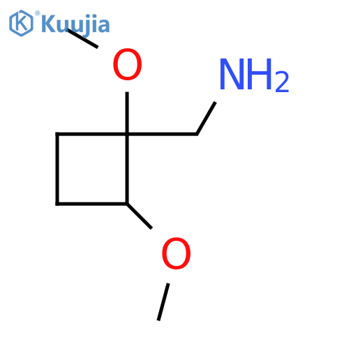 (1,2-dimethoxycyclobutyl)methanamine structure