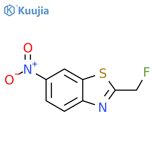 Benzothiazole,2-(fluoromethyl)-6-nitro- structure