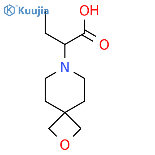 2-(2-Oxa-7-azaspiro[3.5]nonan-7-yl)butanoic acid structure