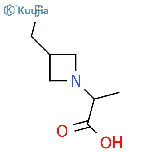 2-(3-(Fluoromethyl)azetidin-1-yl)propanoic acid structure