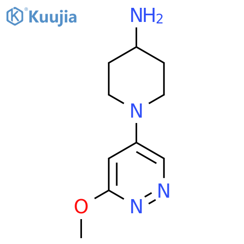 1-(6-Methoxypyridazin-4-yl)piperidin-4-amine structure